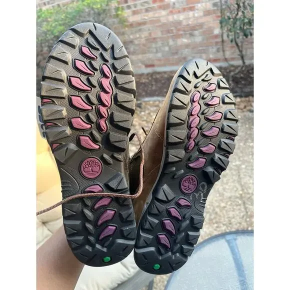 NWT Timberland Women's Mt. Maddsen Mid WP Hiking Boots - Brown 8.5 - Picture 4 of 5